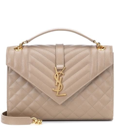 ysl envelope bag beige|YSL monogram envelope crossbody bag.